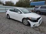 2017 Hyundai Elantra Se White vin: 5NPD74LF8HH126853