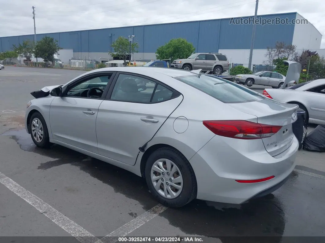 2017 Hyundai Elantra Se Silver vin: 5NPD74LF8HH164728