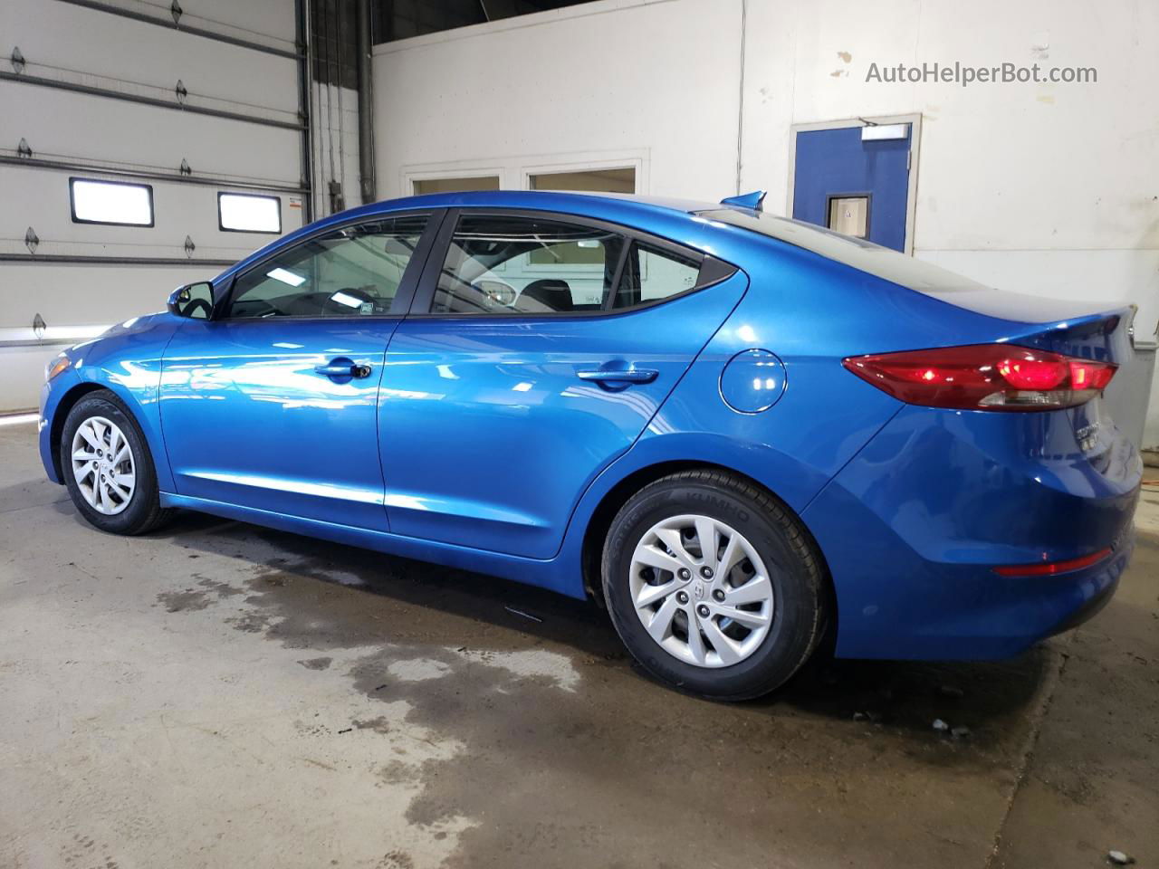 2017 Hyundai Elantra Se Blue vin: 5NPD74LF8HH205181