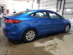 2017 Hyundai Elantra Se Blue vin: 5NPD74LF8HH205181