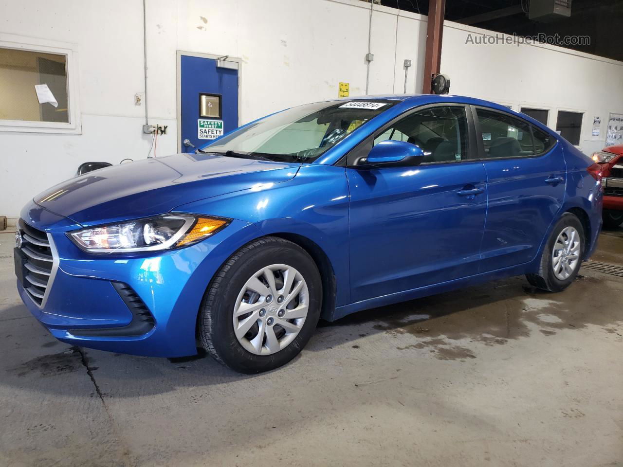 2017 Hyundai Elantra Se Blue vin: 5NPD74LF8HH205181