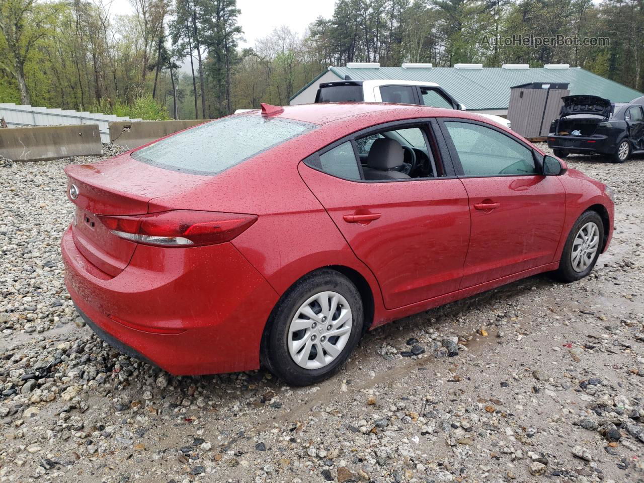 2017 Hyundai Elantra Se Red vin: 5NPD74LF8HH210512