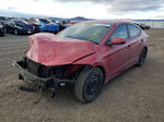 2018 Hyundai Elantra Se Maroon vin: 5NPD74LF8JH280971