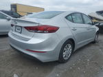 2018 Hyundai Elantra Se Silver vin: 5NPD74LF8JH297768