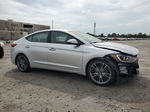 2018 Hyundai Elantra Se Silver vin: 5NPD74LF8JH370122