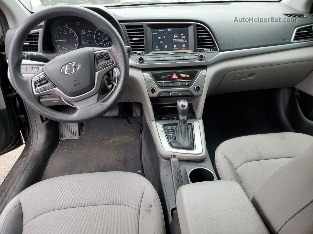 2018 Hyundai Elantra Se Black vin: 5NPD74LF8JH383307