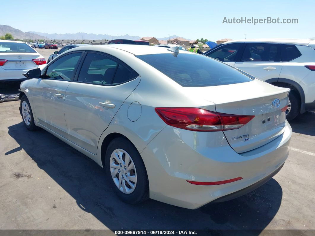 2018 Hyundai Elantra Se Gold vin: 5NPD74LF8JH384585