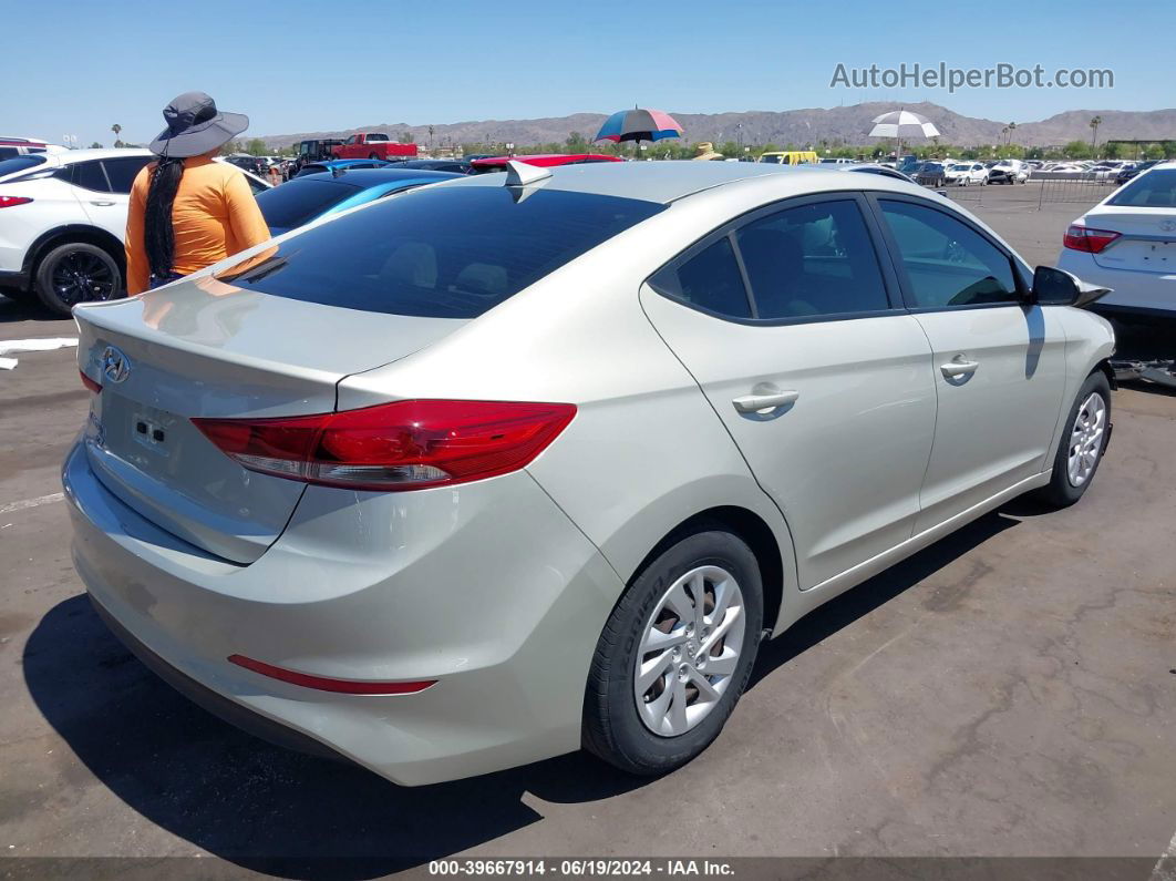 2018 Hyundai Elantra Se Золотой vin: 5NPD74LF8JH384585