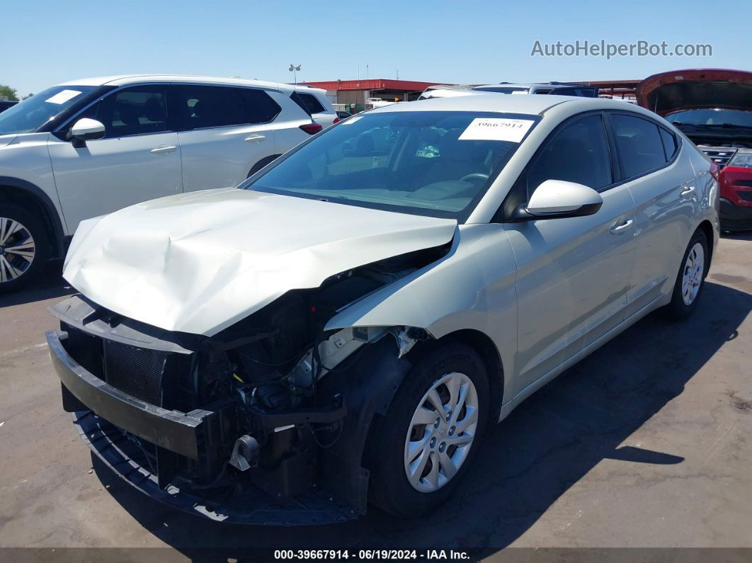 2018 Hyundai Elantra Se Золотой vin: 5NPD74LF8JH384585