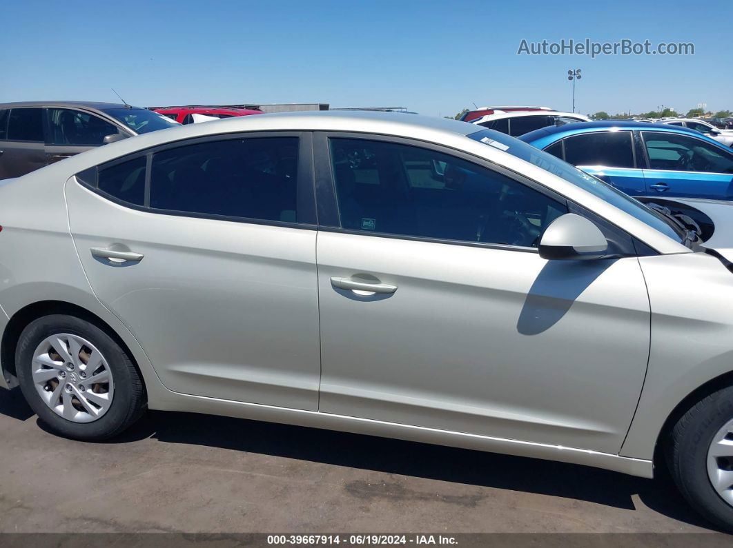 2018 Hyundai Elantra Se Золотой vin: 5NPD74LF8JH384585