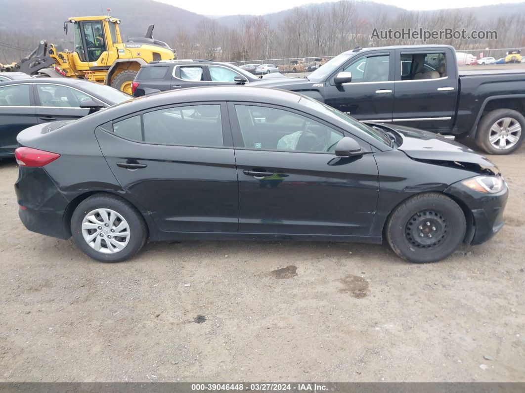 2018 Hyundai Elantra Se Black vin: 5NPD74LF8JH393321