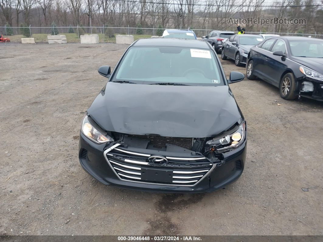 2018 Hyundai Elantra Se Black vin: 5NPD74LF8JH393321