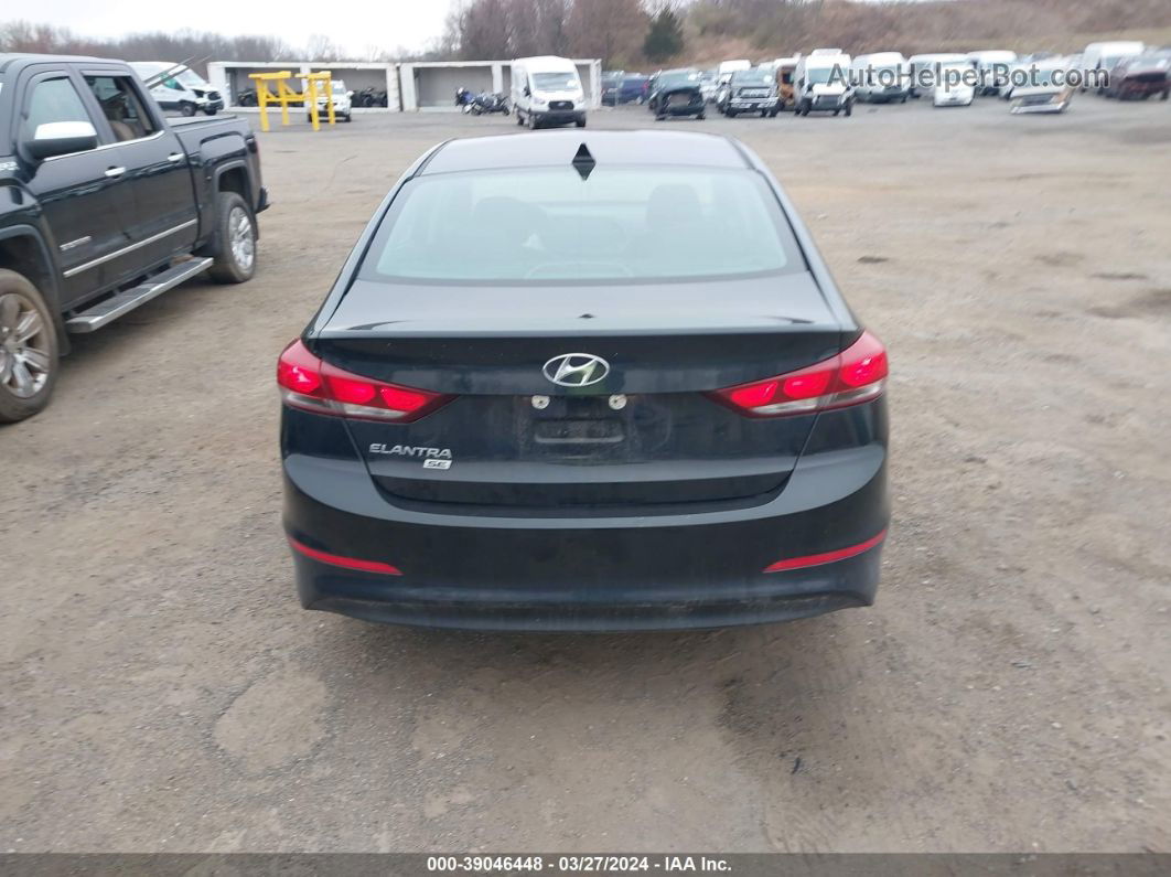 2018 Hyundai Elantra Se Black vin: 5NPD74LF8JH393321