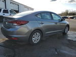 2019 Hyundai Elantra Se Gray vin: 5NPD74LF8KH450313