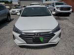 2019 Hyundai Elantra Se White vin: 5NPD74LF8KH462803