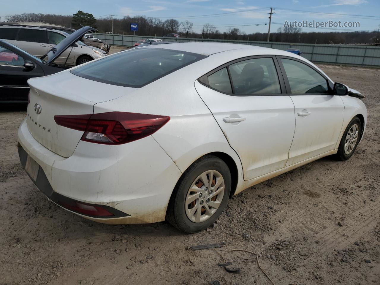 2019 Hyundai Elantra Se Белый vin: 5NPD74LF8KH465636