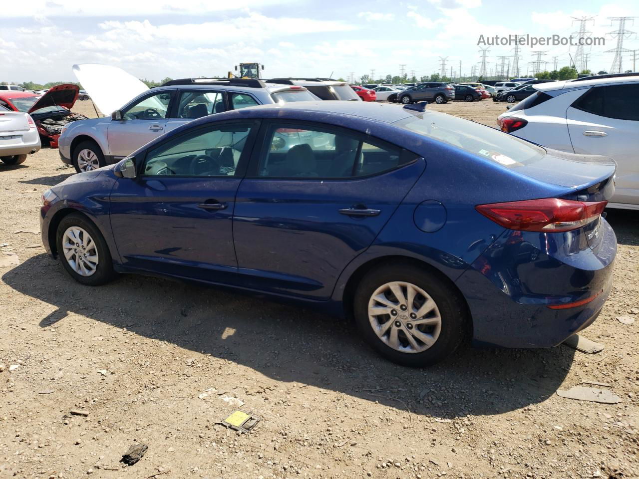 2017 Hyundai Elantra Se Blue vin: 5NPD74LF9HH078540