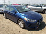 2017 Hyundai Elantra Se Blue vin: 5NPD74LF9HH078540