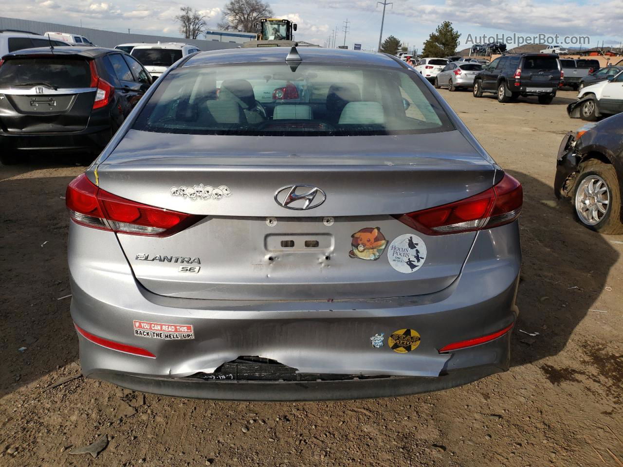 2017 Hyundai Elantra Se Серебряный vin: 5NPD74LF9HH097542