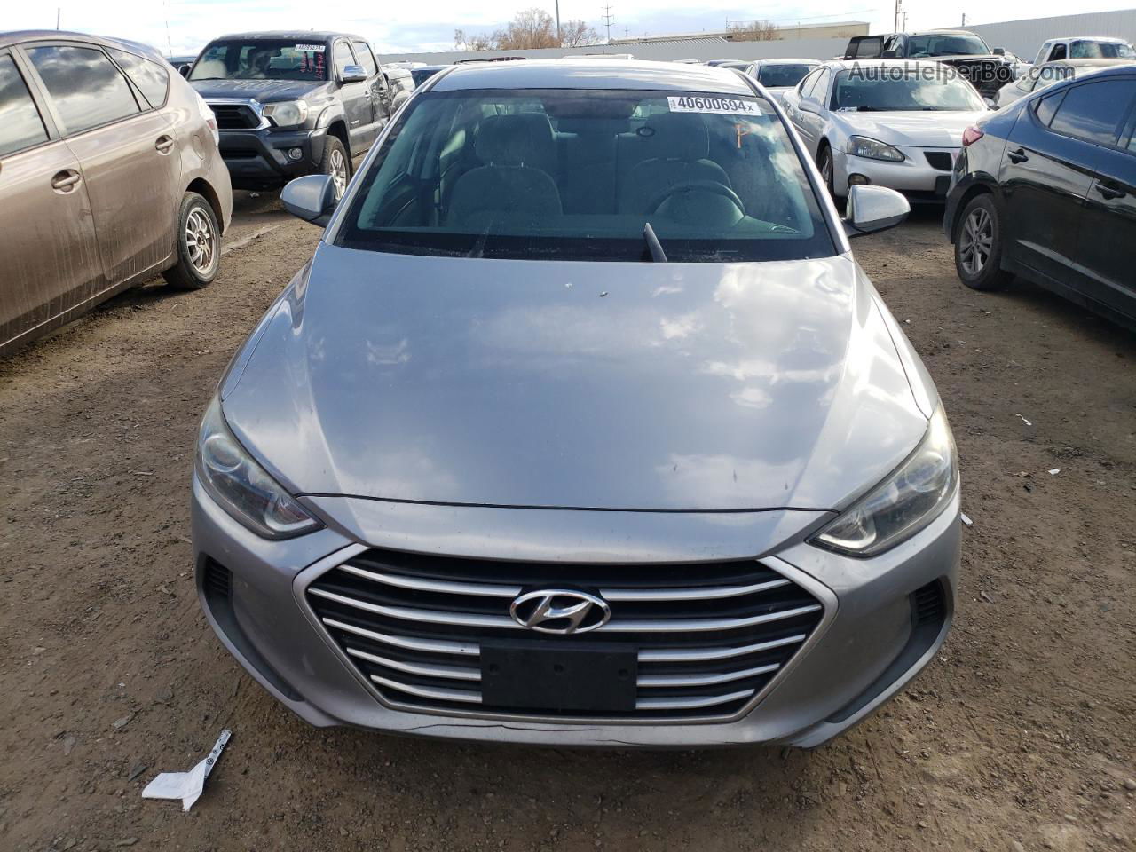 2017 Hyundai Elantra Se Silver vin: 5NPD74LF9HH097542