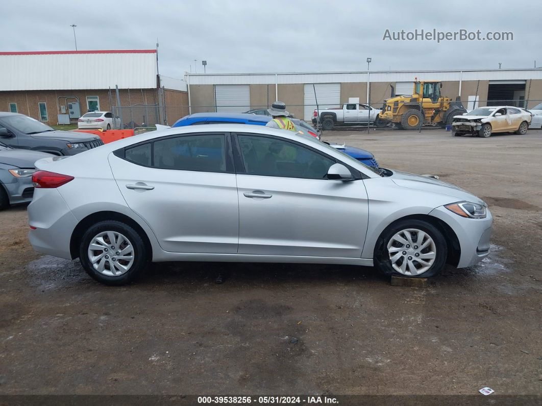 2017 Hyundai Elantra Se Gray vin: 5NPD74LF9HH104425