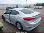 2017 Hyundai Elantra Se Gray vin: 5NPD74LF9HH104425