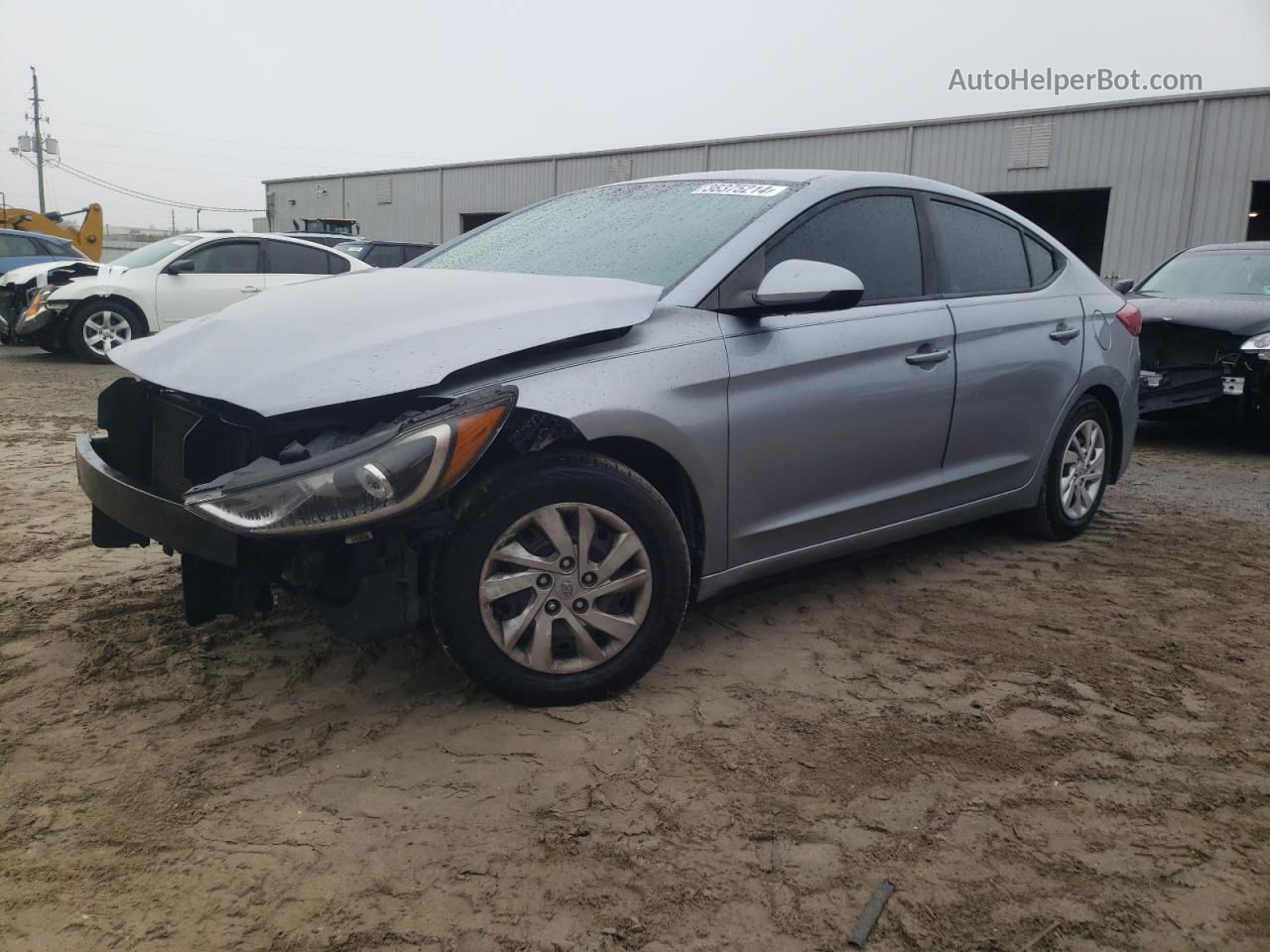 2017 Hyundai Elantra Se Серебряный vin: 5NPD74LF9HH113285