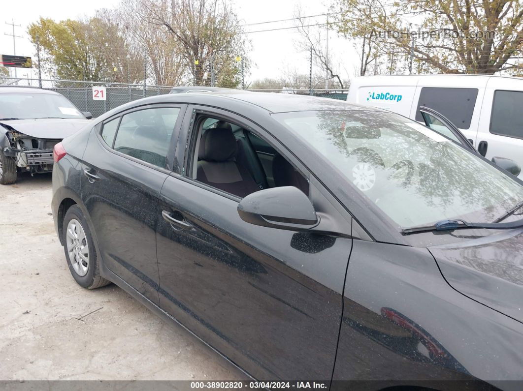 2017 Hyundai Elantra Se Black vin: 5NPD74LF9HH113903