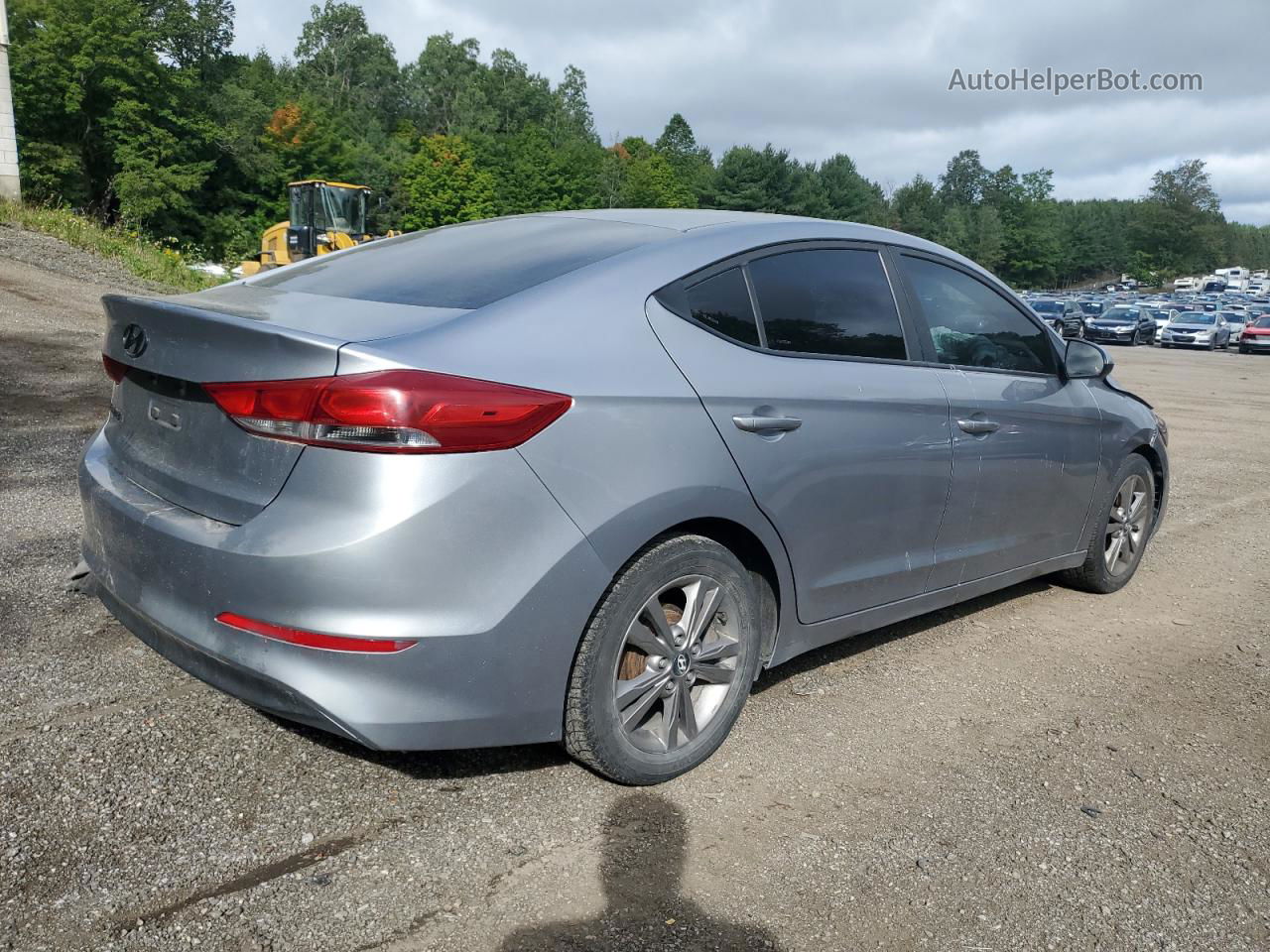 2017 Hyundai Elantra Se Silver vin: 5NPD74LF9HH137182