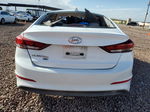 2017 Hyundai Elantra Se White vin: 5NPD74LF9HH154449