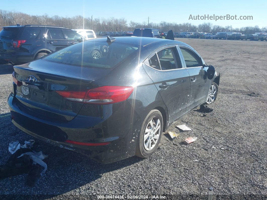 2017 Hyundai Elantra Se Black vin: 5NPD74LF9HH164561