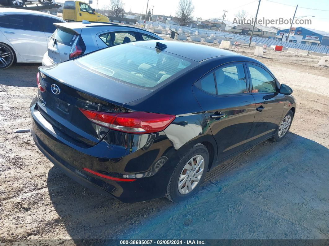 2017 Hyundai Elantra Se Black vin: 5NPD74LF9HH167511