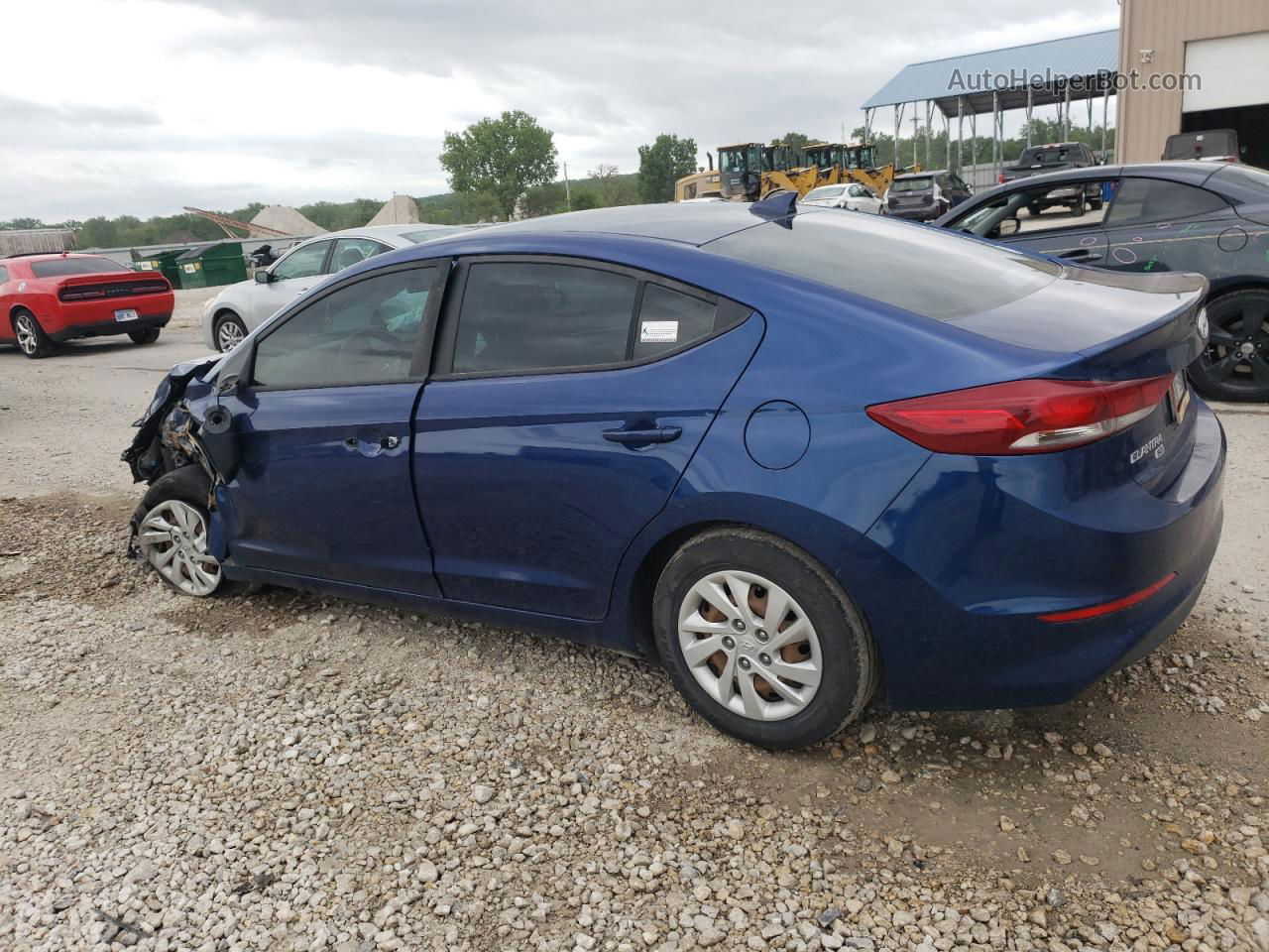 2017 Hyundai Elantra Se Blue vin: 5NPD74LF9HH182915