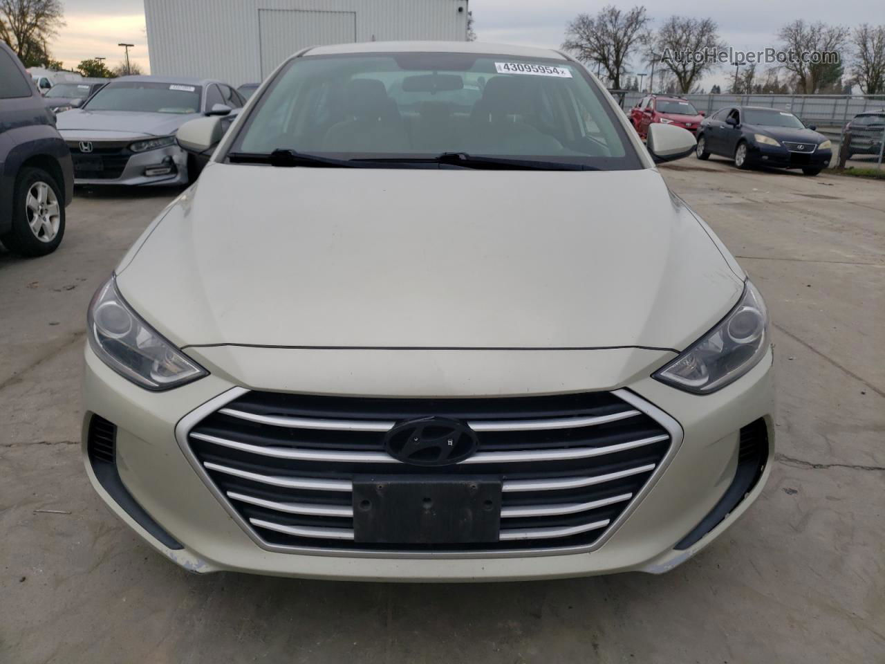 2017 Hyundai Elantra Se Бежевый vin: 5NPD74LF9HH190965