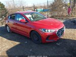 2017 Hyundai Elantra Se Red vin: 5NPD74LF9HH202550