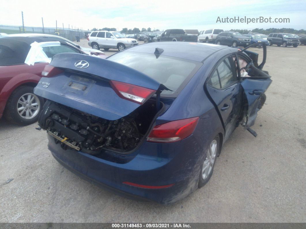 2017 Hyundai Elantra Se Blue vin: 5NPD74LF9HH208039