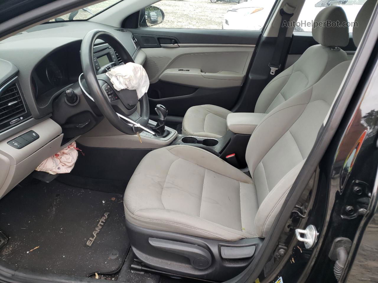 2018 Hyundai Elantra Se Black vin: 5NPD74LF9JH263242
