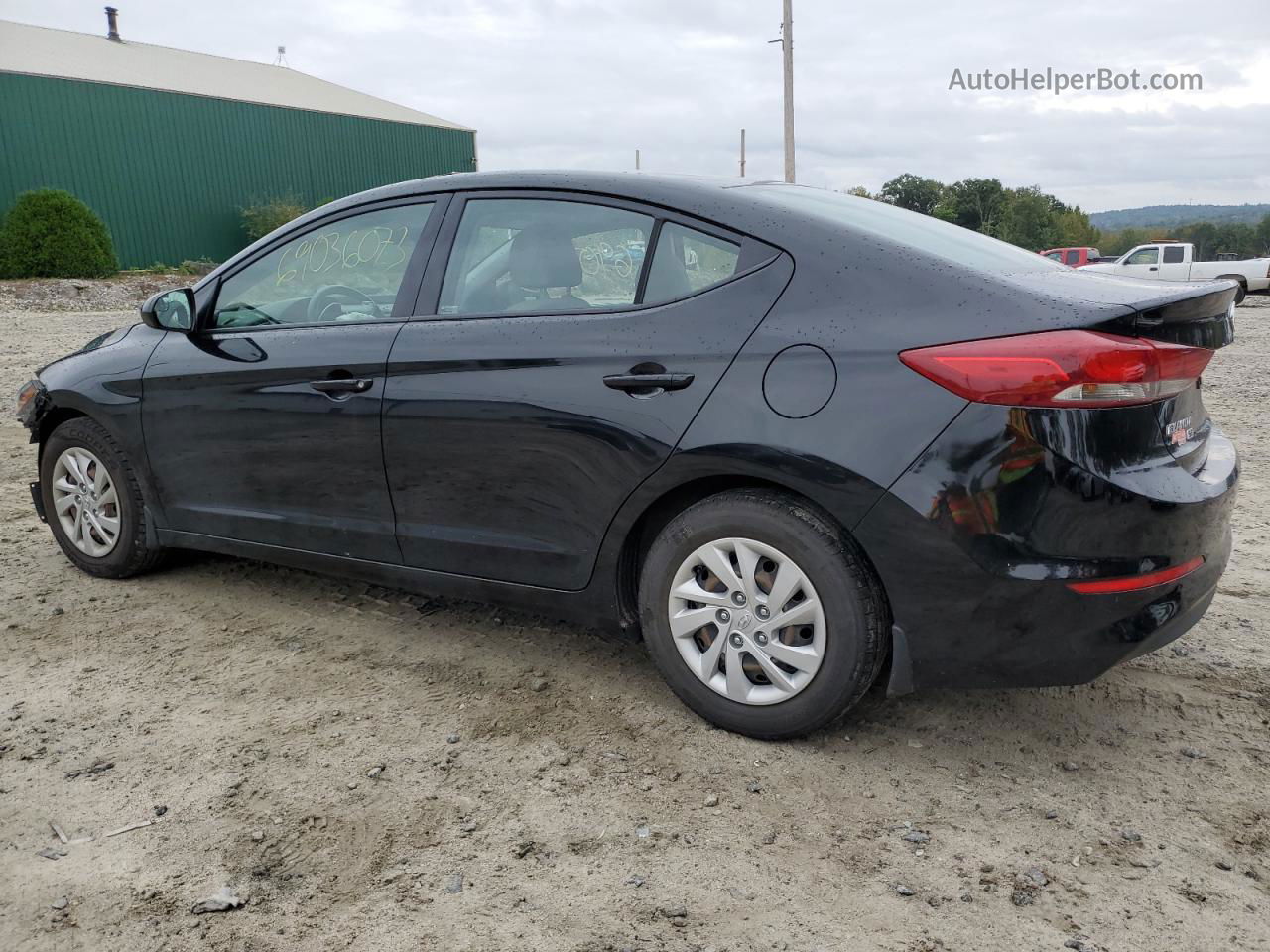 2018 Hyundai Elantra Se Black vin: 5NPD74LF9JH263242