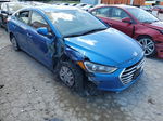 2018 Hyundai Elantra Se Blue vin: 5NPD74LF9JH274404