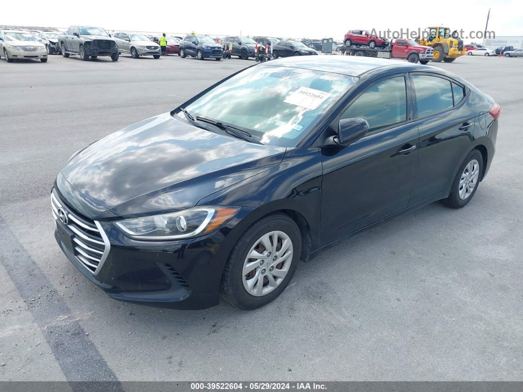 2018 Hyundai Elantra Se Black vin: 5NPD74LF9JH286648