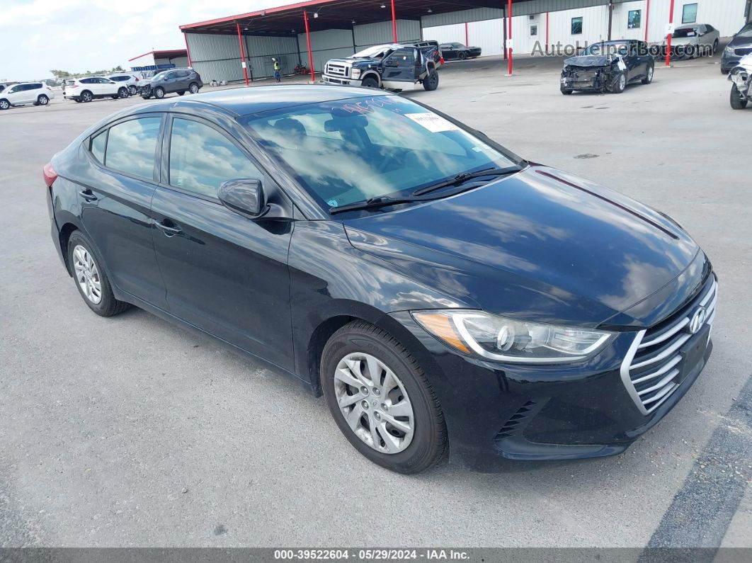 2018 Hyundai Elantra Se Black vin: 5NPD74LF9JH286648