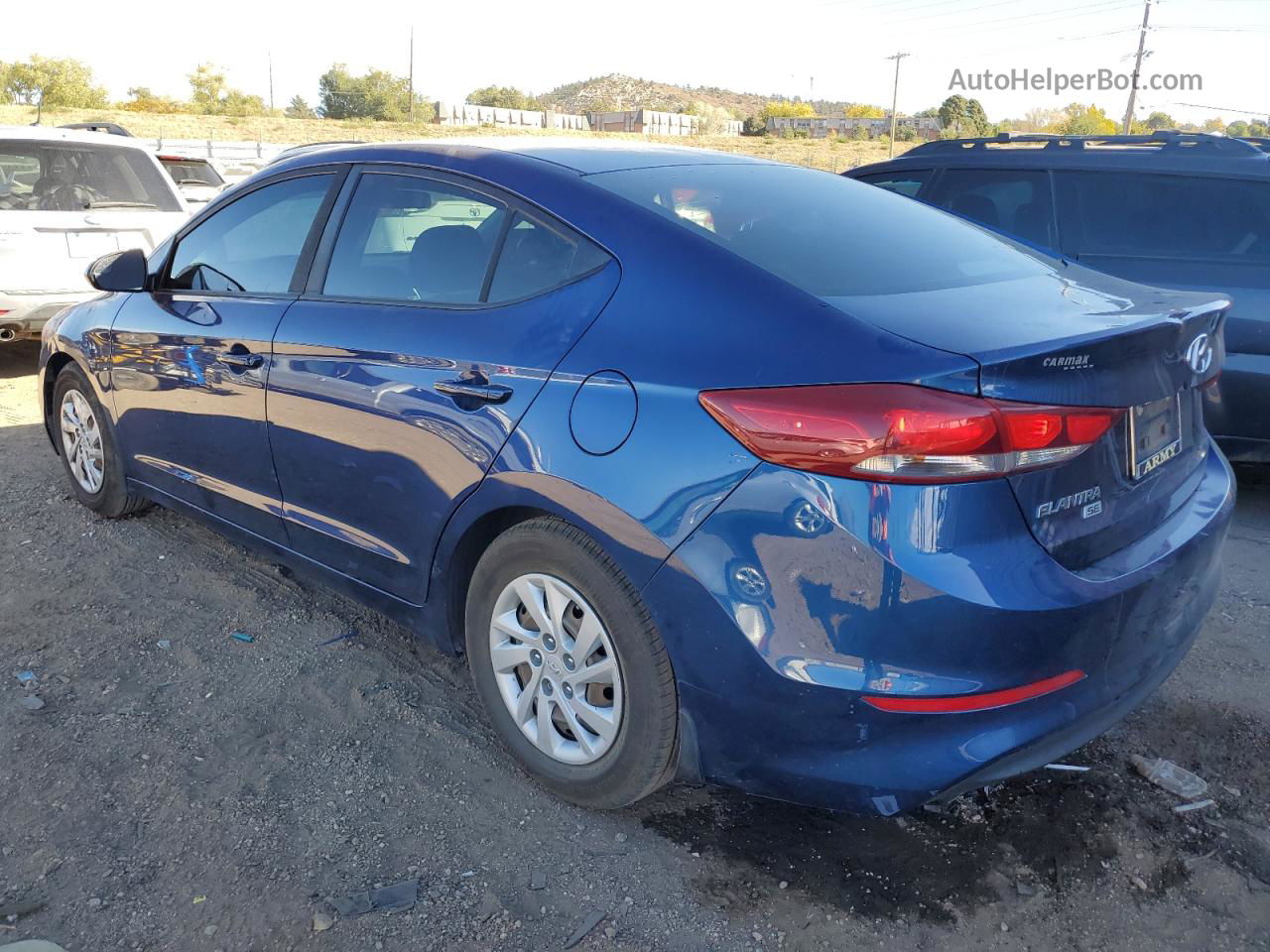 2018 Hyundai Elantra Se Blue vin: 5NPD74LF9JH315615