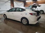 2018 Hyundai Elantra Se White vin: 5NPD74LF9JH319681