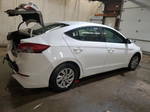 2018 Hyundai Elantra Se White vin: 5NPD74LF9JH319681