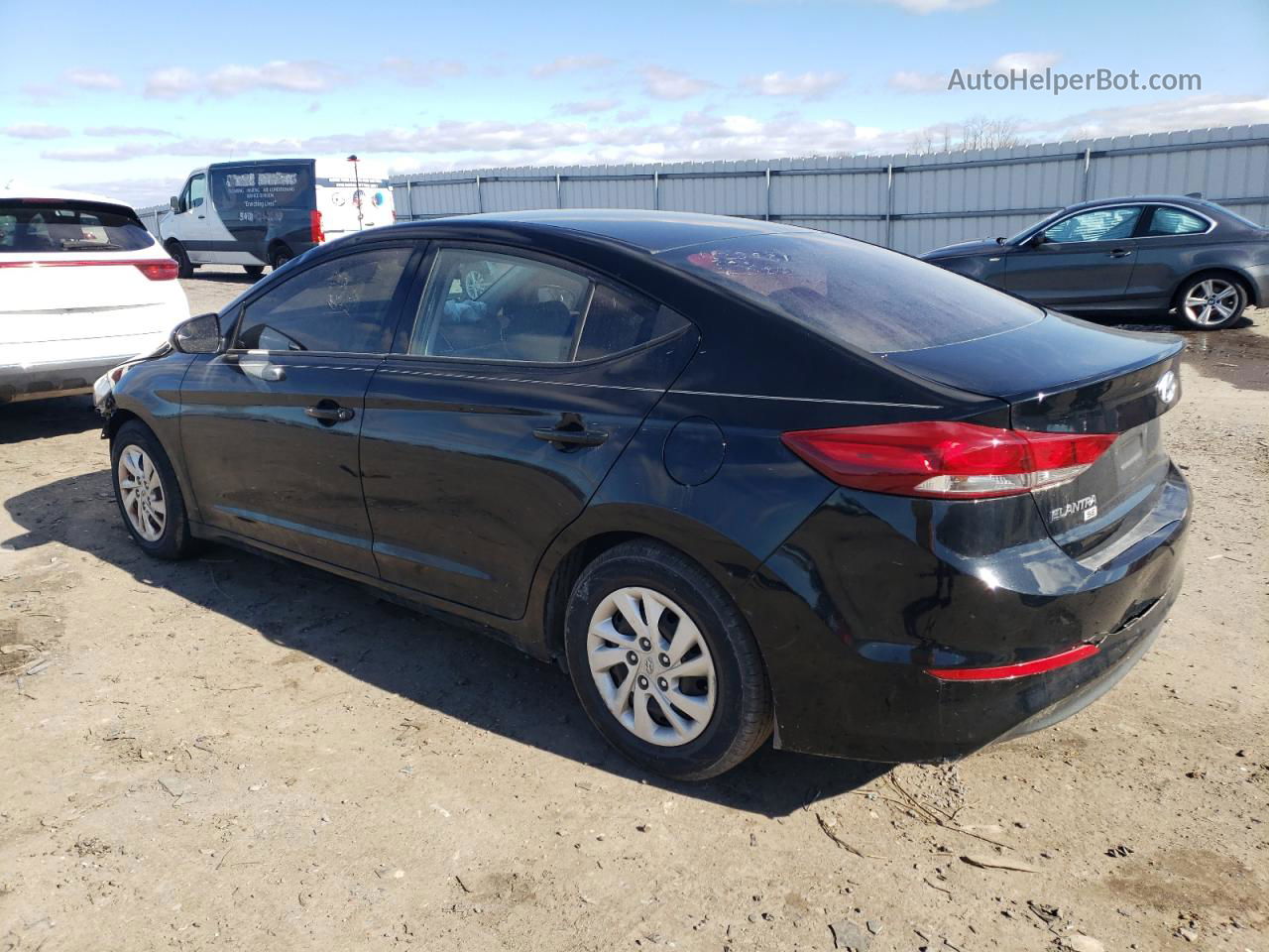 2018 Hyundai Elantra Se Black vin: 5NPD74LF9JH324766