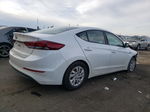 2018 Hyundai Elantra Se White vin: 5NPD74LF9JH328154