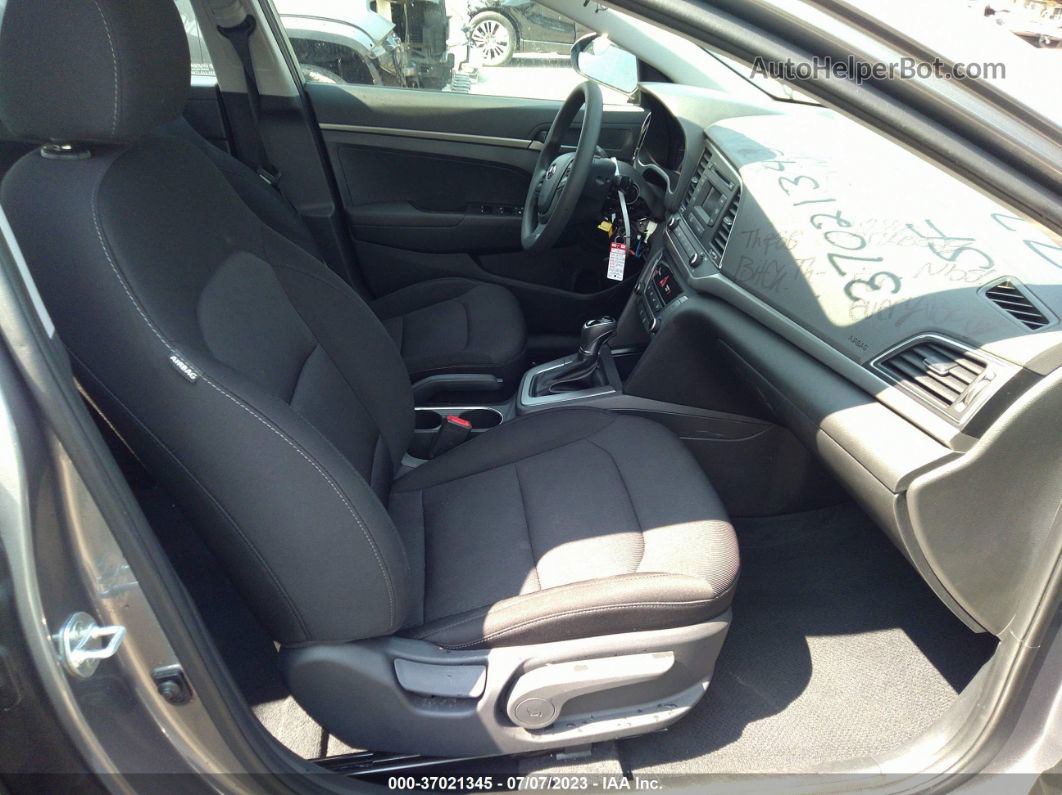 2018 Hyundai Elantra Se Gray vin: 5NPD74LF9JH330292