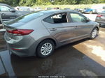 2018 Hyundai Elantra Se Gray vin: 5NPD74LF9JH330292