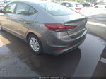 2018 Hyundai Elantra Se Gray vin: 5NPD74LF9JH330292