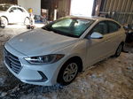 2018 Hyundai Elantra Se White vin: 5NPD74LF9JH330728